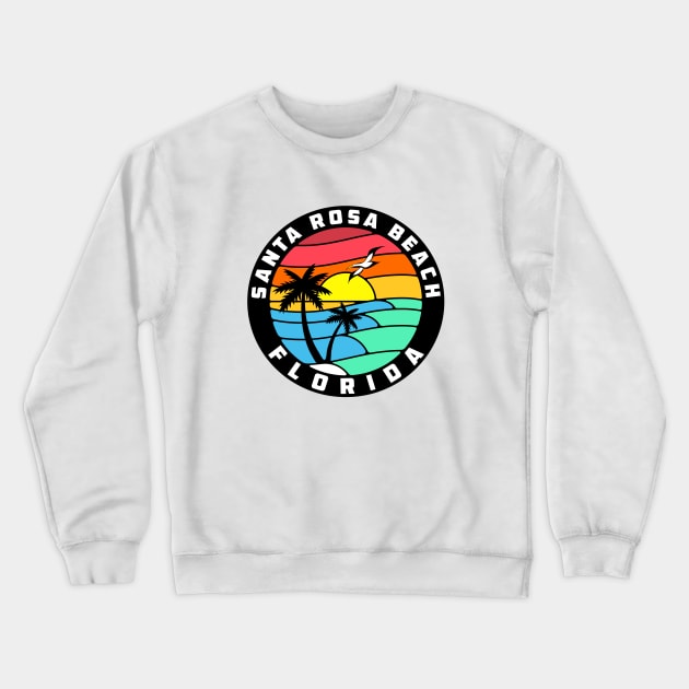 Santa Rosa Beach Florida FL Crewneck Sweatshirt by DD2019